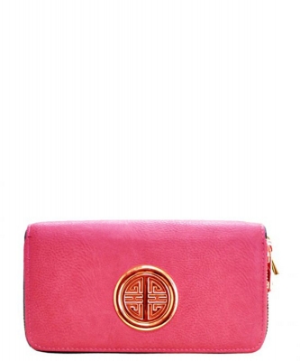 Fashion Logo Wallet WU0012L FUSCHIA
